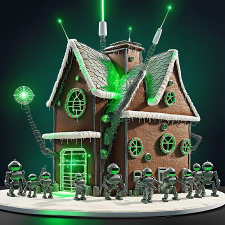 00008-futuristic gingerbread house fortress in green team colors.png